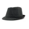 FEDORA/HAVANA/TRILBY TYPE PINSTRIPE HAT -Wigs for Fancy Dress Sales Shop pinstripe fedora havana hat