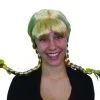 GERTRUDE LONG BLONDE PLAITS WIG TIED IN BOWS WITH FRINGE -Wigs for Fancy Dress Sales Shop pippyplaitblonde wired wig
