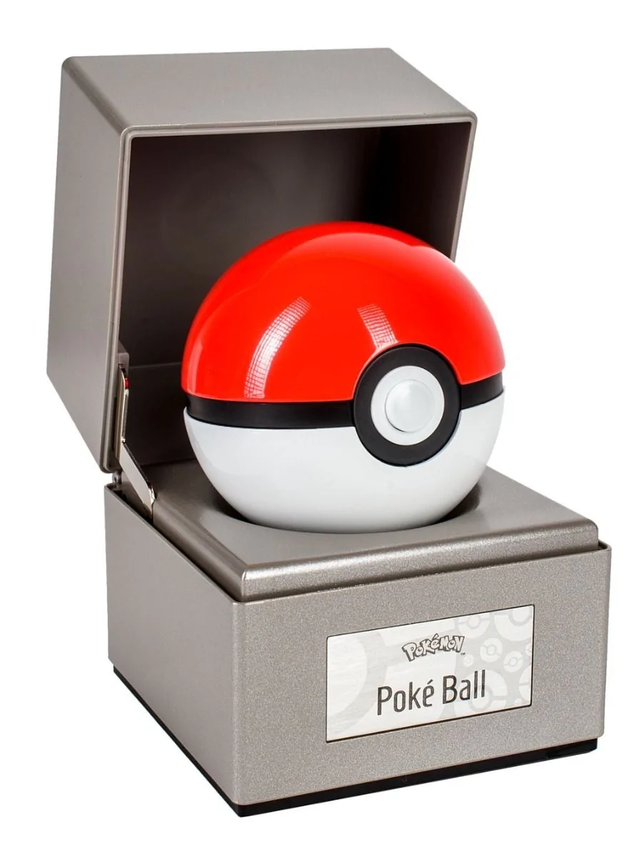 Pokemon,Nintendo Electronic Die-Cast Poké Ball Replica 3 Pokemon,Nintendo Electronic Die-Cast Poké Ball Replica