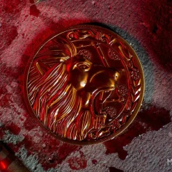Resident Evil,Capcom Lion Limited Edition Metal Replica R.P.D. Medallion -Wigs for Fancy Dress Sales Shop re2 lion medallion 11