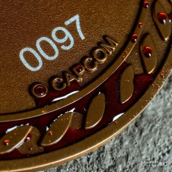 Resident Evil,Capcom Lion Limited Edition Metal Replica R.P.D. Medallion -Wigs for Fancy Dress Sales Shop re2 lion medallion 13