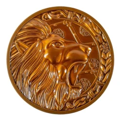 Resident Evil,Capcom Lion Limited Edition Metal Replica R.P.D. Medallion -Wigs for Fancy Dress Sales Shop re2 lion medallion 3