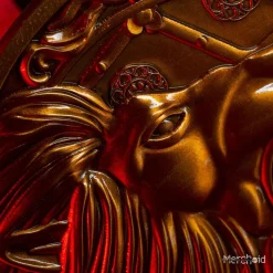 Resident Evil,Capcom Lion Limited Edition Metal Replica R.P.D. Medallion -Wigs for Fancy Dress Sales Shop re2 lion medallion 8