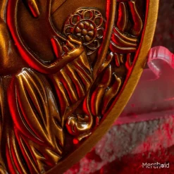 Resident Evil,Capcom Lion Limited Edition Metal Replica R.P.D. Medallion -Wigs for Fancy Dress Sales Shop re2 lion medallion 9