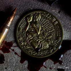 Resident Evil,Capcom Maiden Limited Edition Metal Replica R.P.D. Medallion 20 Resident Evil,Capcom Maiden Limited Edition Metal Replica R.P.D. Medallion -Wigs for Fancy Dress Sales Shop re2 maiden medallion 15