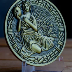 Resident Evil,Capcom Maiden Limited Edition Metal Replica R.P.D. Medallion 27 Resident Evil,Capcom Maiden Limited Edition Metal Replica R.P.D. Medallion -Wigs for Fancy Dress Sales Shop re2 maiden medallion 16