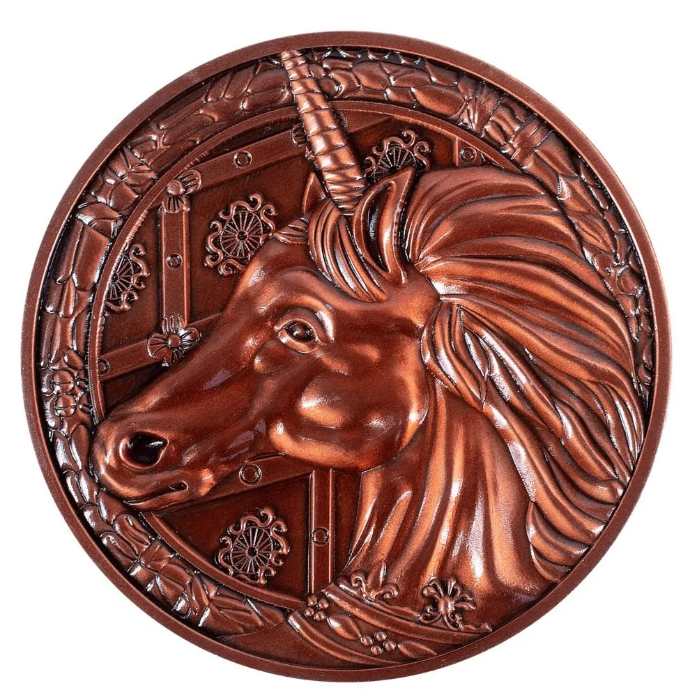Resident Evil,Capcom Unicorn Limited Edition Metal Replica R.P.D. Medallion 5 Resident Evil,Capcom Unicorn Limited Edition Metal Replica R.P.D. Medallion - Image 3
