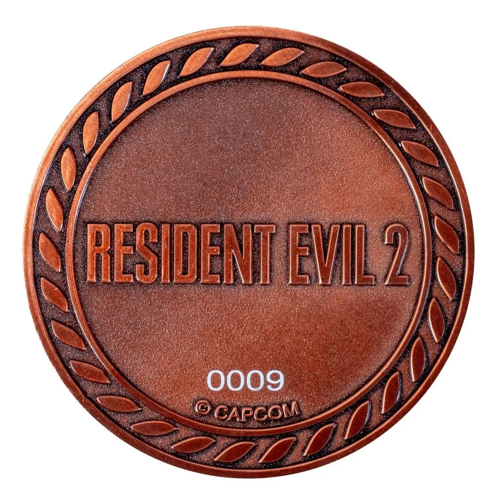 Resident Evil,Capcom Unicorn Limited Edition Metal Replica R.P.D. Medallion 6 Resident Evil,Capcom Unicorn Limited Edition Metal Replica R.P.D. Medallion - Image 4