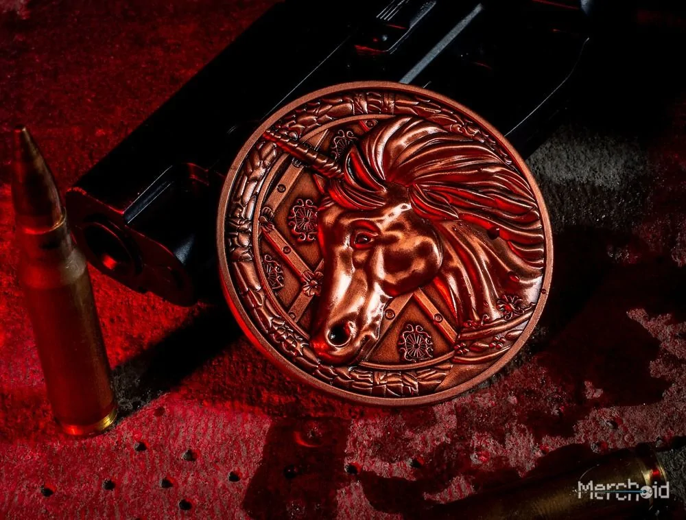 Resident Evil,Capcom Unicorn Limited Edition Metal Replica R.P.D. Medallion 7 Resident Evil,Capcom Unicorn Limited Edition Metal Replica R.P.D. Medallion - Image 5