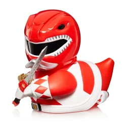 Power Rangers Red Ranger Tubbz Rubber Duck Collectible -Wigs for Fancy Dress Sales Shop redranger powerrangers tubbz wb 1