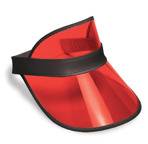 CASINO DEALERS VISOR RED 3 CASINO DEALERS VISOR RED