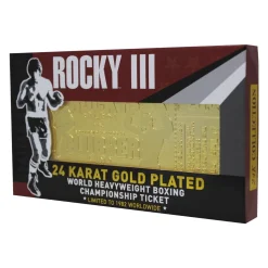 Rocky Clubber Lang 24K Gold Plated Limited Edition Fight Ticket 11 Rocky Clubber Lang 24K Gold Plated Limited Edition Fight Ticket -Wigs for Fancy Dress Sales Shop rocky 103g anglebox white 1
