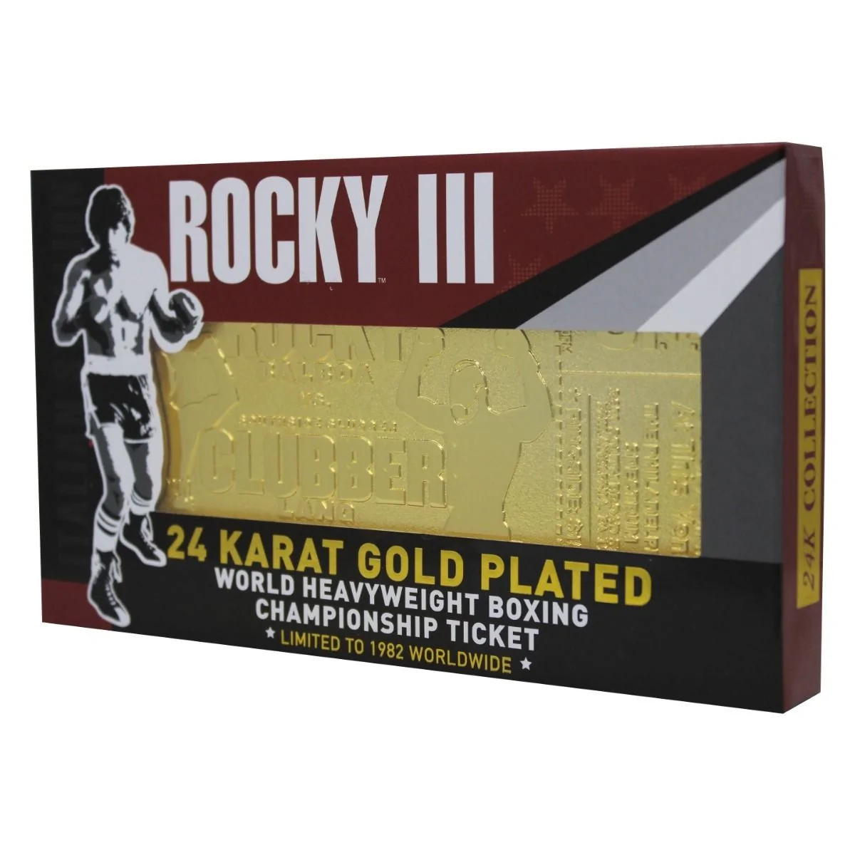 Rocky Clubber Lang 24K Gold Plated Limited Edition Fight Ticket 6 Rocky Clubber Lang 24K Gold Plated Limited Edition Fight Ticket - Image 5