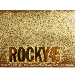 Rocky 45th Anniversary 24K Gold Plated Limited Edition Fight Ticket 18 Rocky 45th Anniversary 24K Gold Plated Limited Edition Fight Ticket -Wigs for Fancy Dress Sales Shop rocky gold fight ticket 4