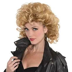 1950'S SANDY LAST SCENE WIG CURLY BLONDE