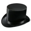 TOP HAT - BLACK FELT/SATIN 1 TOP HAT - BLACK FELT/SATIN -Wigs for Fancy Dress Sales Shop satin top hat 2