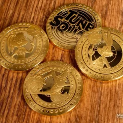 Space Jam Taz Collectible Coin 32 Space Jam Taz Collectible Coin -Wigs for Fancy Dress Sales Shop spacejam coin all 2 3