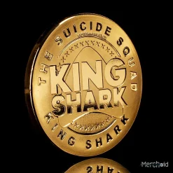 Suicide Squad,DC Comics King Shark Collectible Coin 14 Suicide Squad,DC Comics King Shark Collectible Coin -Wigs for Fancy Dress Sales Shop ss king shark goldcoin 8