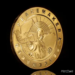 Suicide Squad,DC Comics Peacemaker Collectible Coin 13 Suicide Squad,DC Comics Peacemaker Collectible Coin -Wigs for Fancy Dress Sales Shop ss peacemaker goldcoin 7