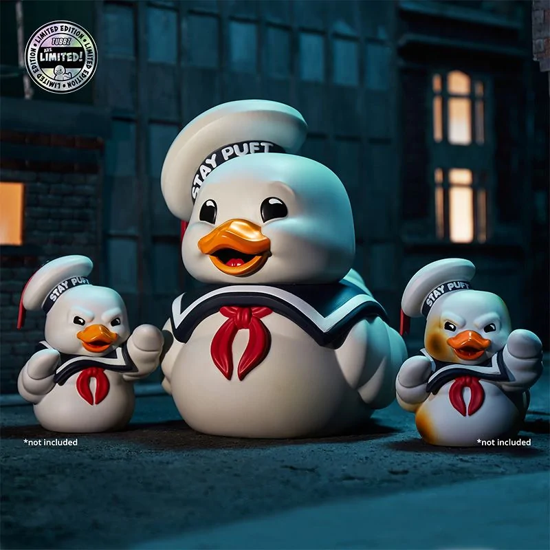 Ghostbusters Stay Puft Giant Tubbz Rubber Duck Collectible - Marshmallow Scented Preorder 5 Ghostbusters Stay Puft Giant Tubbz Rubber Duck Collectible - Marshmallow Scented Preorder - Image 3