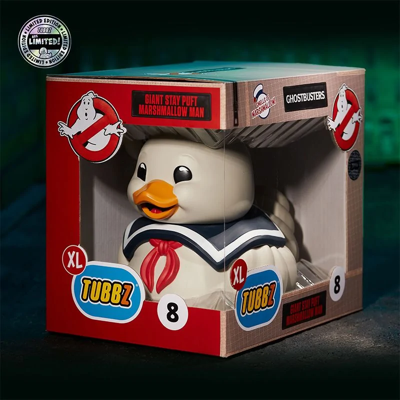 Ghostbusters Stay Puft Giant Tubbz Rubber Duck Collectible - Marshmallow Scented Preorder 4 Ghostbusters Stay Puft Giant Tubbz Rubber Duck Collectible - Marshmallow Scented Preorder - Image 2