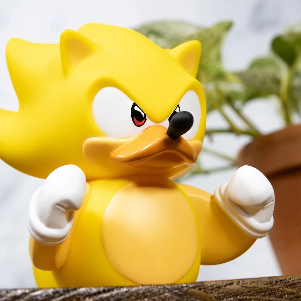 Sonic The Hedgehog Super Sonic Tubbz Rubber Duck Collectible 6 Sonic The Hedgehog Super Sonic Tubbz Rubber Duck Collectible - Image 4