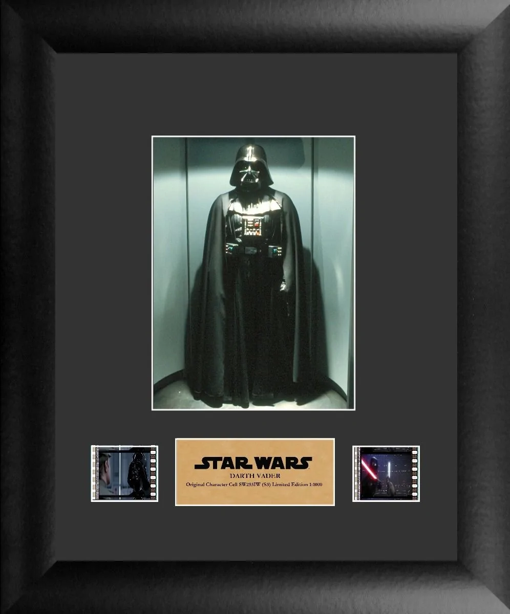STAR WARS Darth Vader Character Framed Film Cell Preorder 3 STAR WARS Darth Vader Character Framed Film Cell Preorder