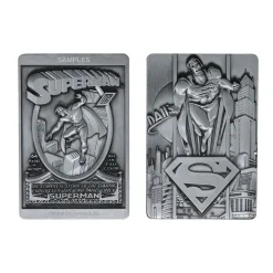 DC COMICS - SUPERMAN Limited Edition Metal Collectible Ingot 11 DC COMICS - SUPERMAN Limited Edition Metal Collectible Ingot -Wigs for Fancy Dress Sales Shop thg dc13 front back