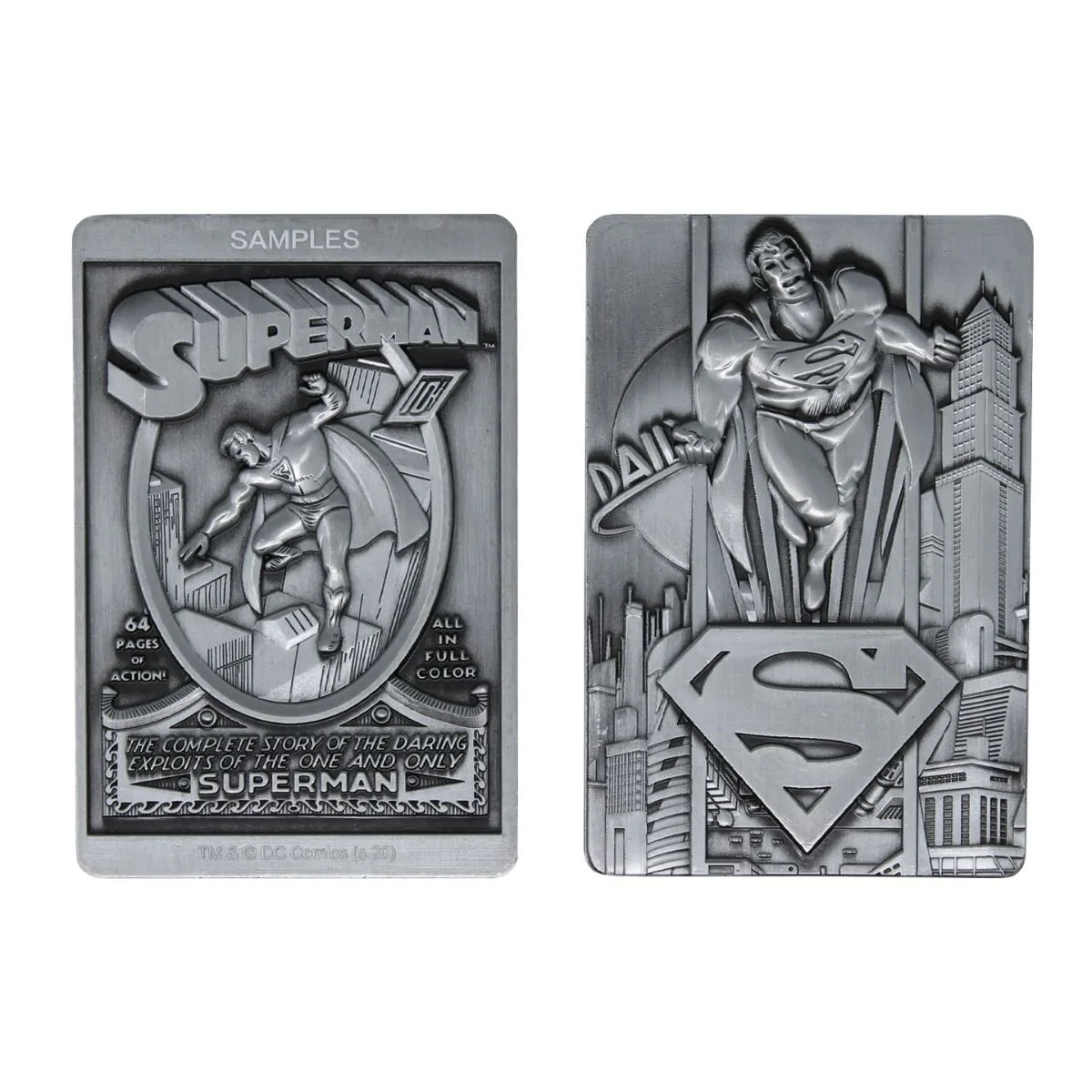 DC COMICS - SUPERMAN Limited Edition Metal Collectible Ingot 7 DC COMICS - SUPERMAN Limited Edition Metal Collectible Ingot - Image 5
