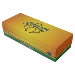 AQUAMAN Limited Edition 24K Gold Miniature Trident -Wigs for Fancy Dress Sales Shop thg dc31 box closed angle white