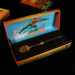 AQUAMAN Limited Edition 24K Gold Miniature Trident -Wigs for Fancy Dress Sales Shop thg dc31 lifestyle02