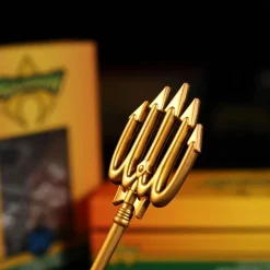 AQUAMAN Limited Edition 24K Gold Miniature Trident -Wigs for Fancy Dress Sales Shop thg dc31 lifestyle05
