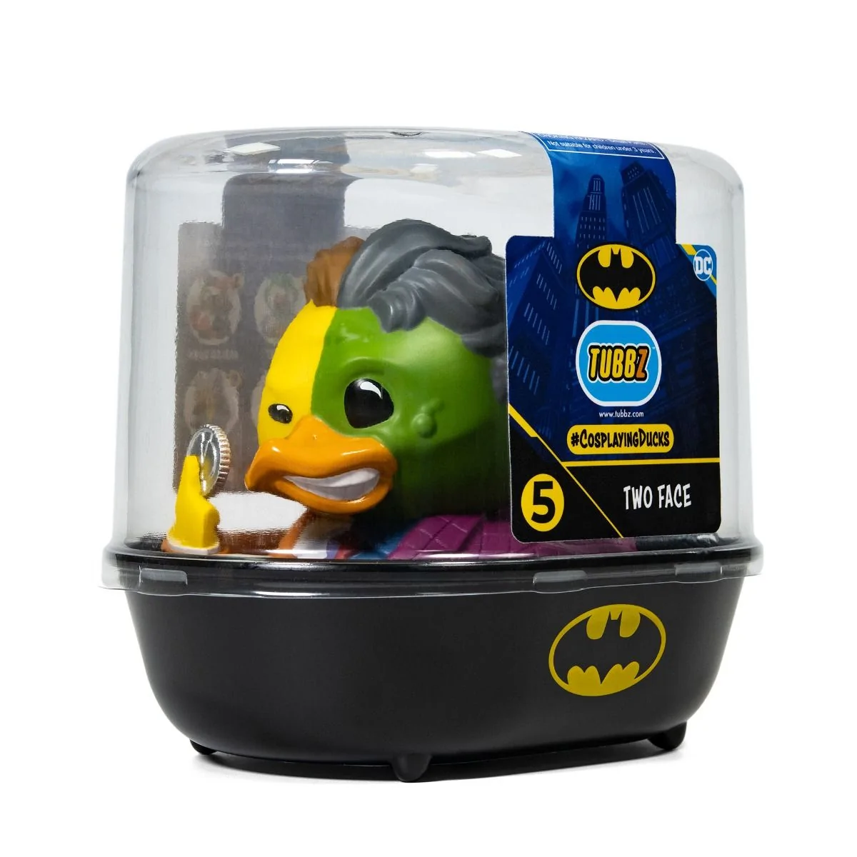 Batman,DC Comics Two-Face Tubbz Rubber Duck Collectible 5 Batman,DC Comics Two-Face Tubbz Rubber Duck Collectible - Image 3