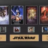 STAR WARS Episode I-VI Through The Ages Mini Framed Film Cell Preorder 2 STAR WARS Episode I-VI Through The Ages Mini Framed Film Cell Preorder -Wigs for Fancy Dress Sales Shop ustr09front