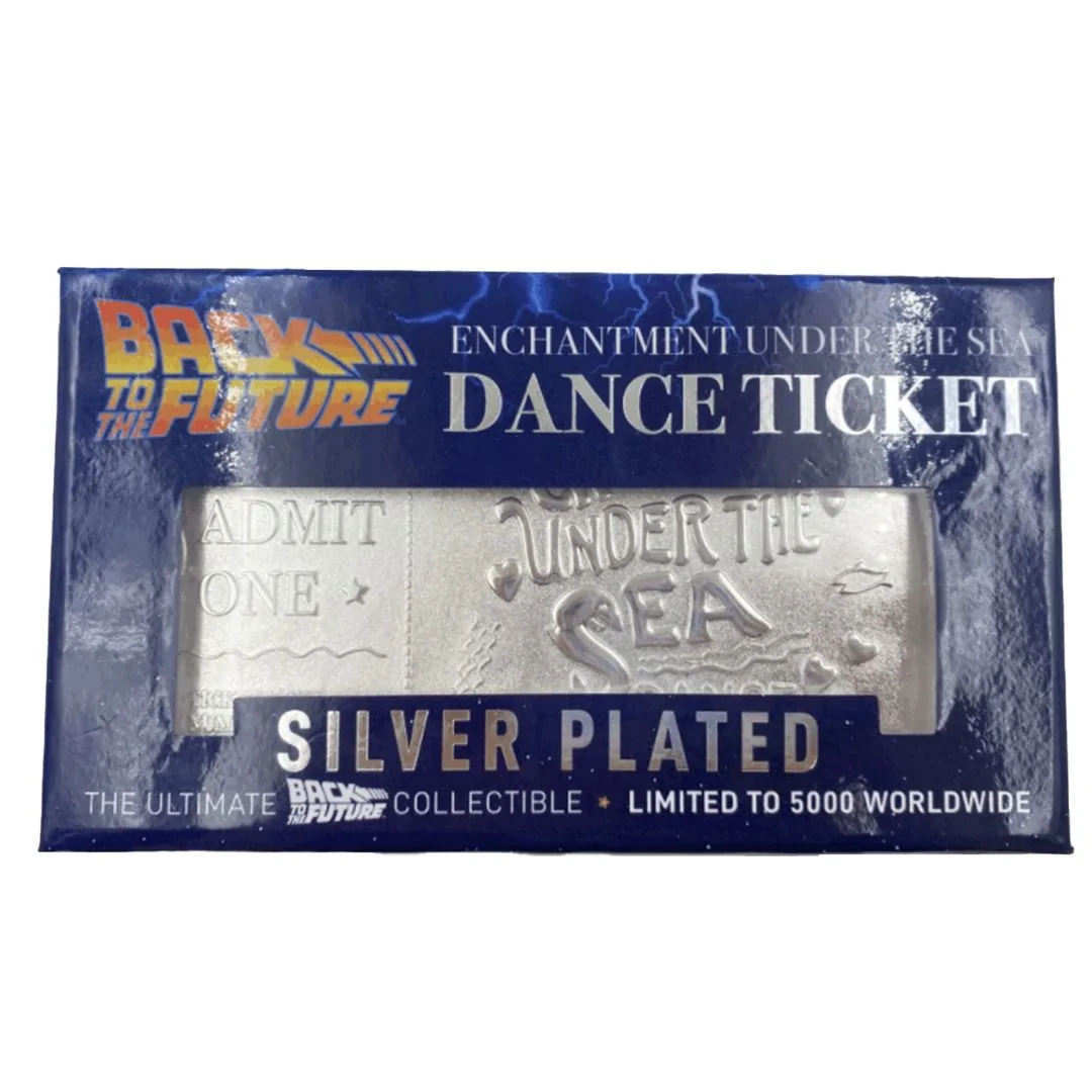 Back To The Future Limited Edition .999 Silver Plated Dance Ticket 6 Back To The Future Limited Edition .999 Silver Plated Dance Ticket - Image 4