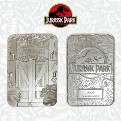 JURASSIC PARK Entrance Gates Limited Edition .999 Silver Plated Metal Card 7 JURASSIC PARK Entrance Gates Limited Edition .999 Silver Plated Metal Card -Wigs for Fancy Dress Sales Shop uv jp112s presenter