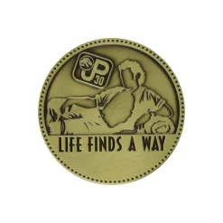 JURASSIC PARK 30th Anniversary Limited Edition Coin 15 JURASSIC PARK 30th Anniversary Limited Edition Coin -Wigs for Fancy Dress Sales Shop uv jp146 back white