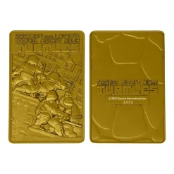 Teenage Mutant Ninja Turtles 24k Gold Plated Ingot 17 Teenage Mutant Ninja Turtles 24k Gold Plated Ingot -Wigs for Fancy Dress Sales Shop v turt7 front back