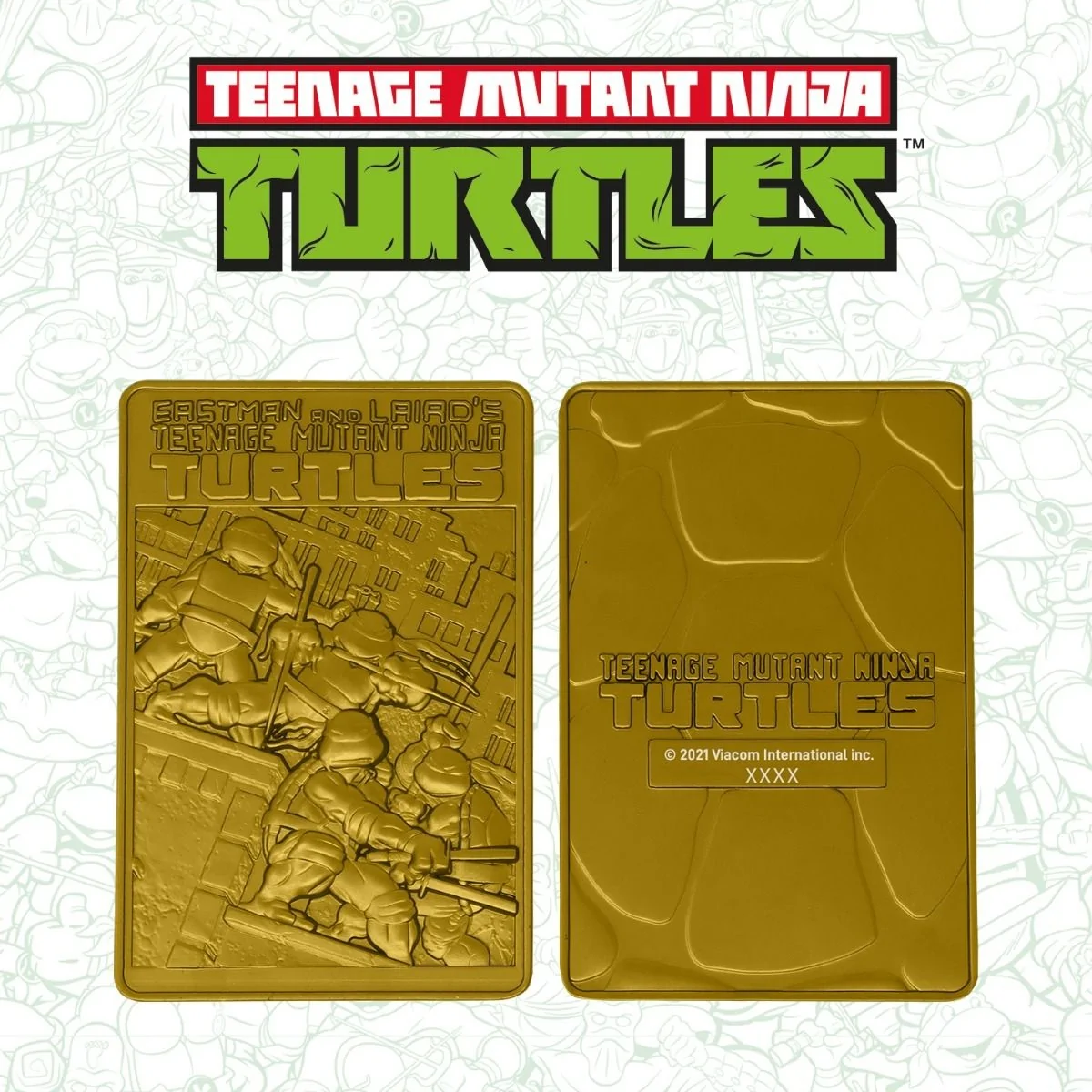 Teenage Mutant Ninja Turtles 24k Gold Plated Ingot 4 Teenage Mutant Ninja Turtles 24k Gold Plated Ingot - Image 2