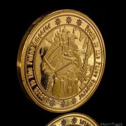 Warhammer 40,000 Chaos Collectible Coin 24 Warhammer 40,000 Chaos Collectible Coin -Wigs for Fancy Dress Sales Shop warhammer chaos goldcoin 6