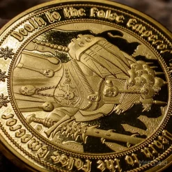 Warhammer 40,000 Chaos Collectible Coin 35 Warhammer 40,000 Chaos Collectible Coin -Wigs for Fancy Dress Sales Shop warhammer chaos goldcoin 9