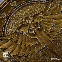 Warhammer 40,000 Dark Angels Collectible Coin -Wigs for Fancy Dress Sales Shop warhammer darkangels coin 10