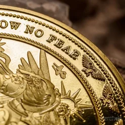 Warhammer 40,000 Imperium Collectible Coin -Wigs for Fancy Dress Sales Shop warhammer imperium goldcoin 14