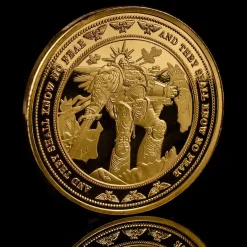 Warhammer 40,000 Imperium Collectible Coin -Wigs for Fancy Dress Sales Shop warhammer imperium goldcoin 6