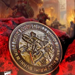 Warhammer 40,000 World Eaters Collectible Coin -Wigs for Fancy Dress Sales Shop warhammer khorne coin 5