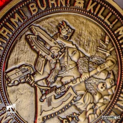 Warhammer 40,000 World Eaters Collectible Coin -Wigs for Fancy Dress Sales Shop warhammer khorne coin 6