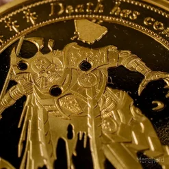 Warhammer 40,000 Necron Collectible Coin 32 Warhammer 40,000 Necron Collectible Coin -Wigs for Fancy Dress Sales Shop warhammer necron goldcoin 10