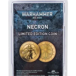 Warhammer 40,000 Necron Collectible Coin 19 Warhammer 40,000 Necron Collectible Coin -Wigs for Fancy Dress Sales Shop warhammer necron goldcoin 2