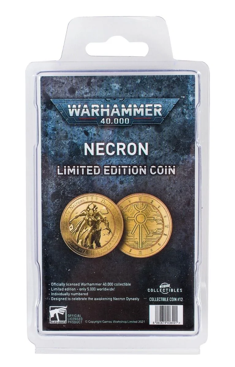 Warhammer 40,000 Necron Collectible Coin 4 Warhammer 40,000 Necron Collectible Coin - Image 2