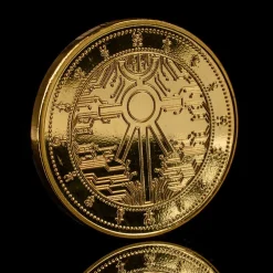 Warhammer 40,000 Necron Collectible Coin 24 Warhammer 40,000 Necron Collectible Coin -Wigs for Fancy Dress Sales Shop warhammer necron goldcoin 7